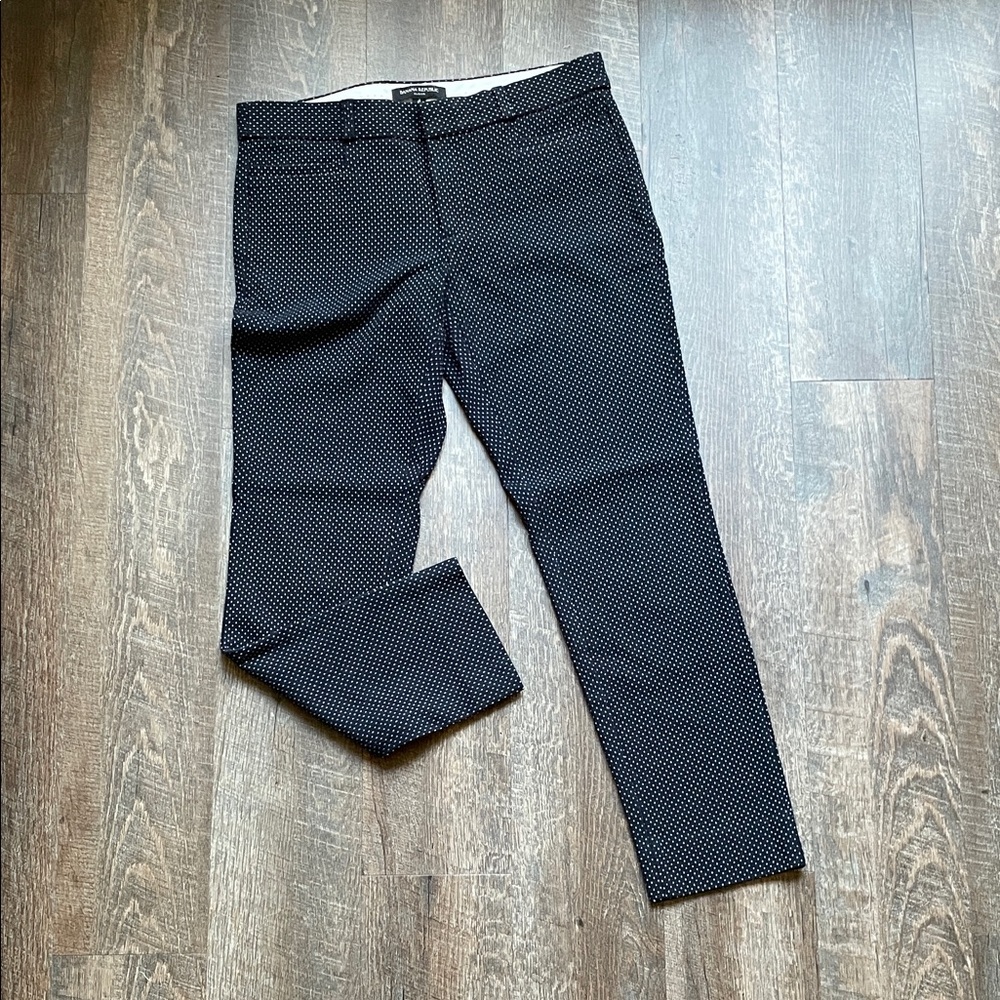 Women’s Navy Patterned Slacks Banana Republic Sloan
